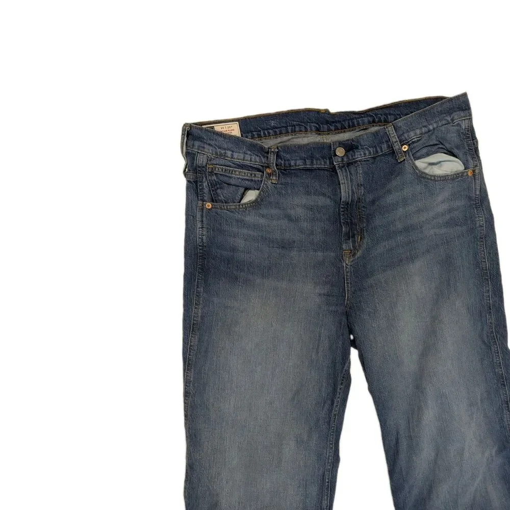 Gap Vintage Flare High Rise Denim Blue Jeans Womens size 20- 35r
